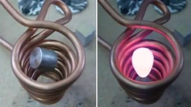 L'étonnante expérience du cylindre en aluminium qui lévite et fond en même temps