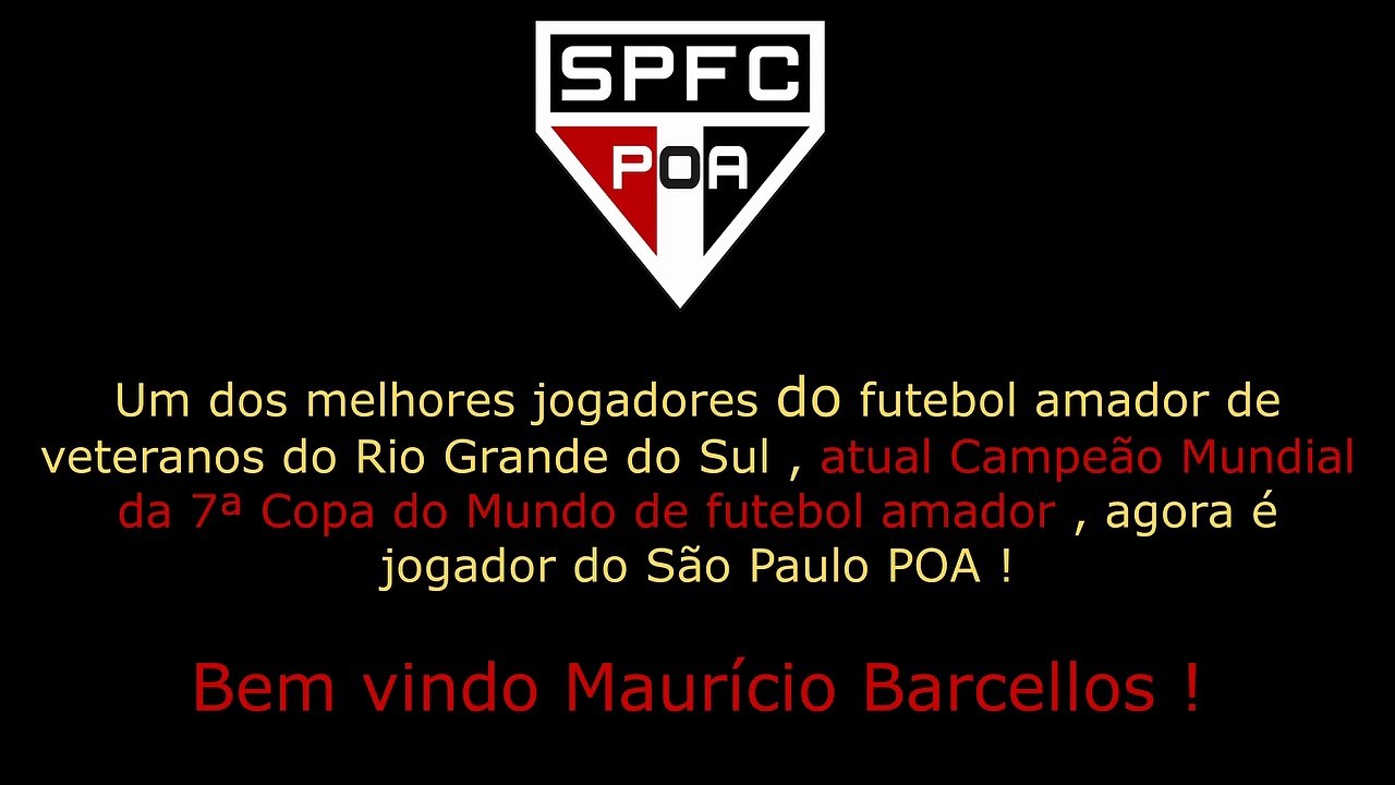 O craque de bola Maurício Barcellos é o nosso novo atleta para a temporada de 2022.