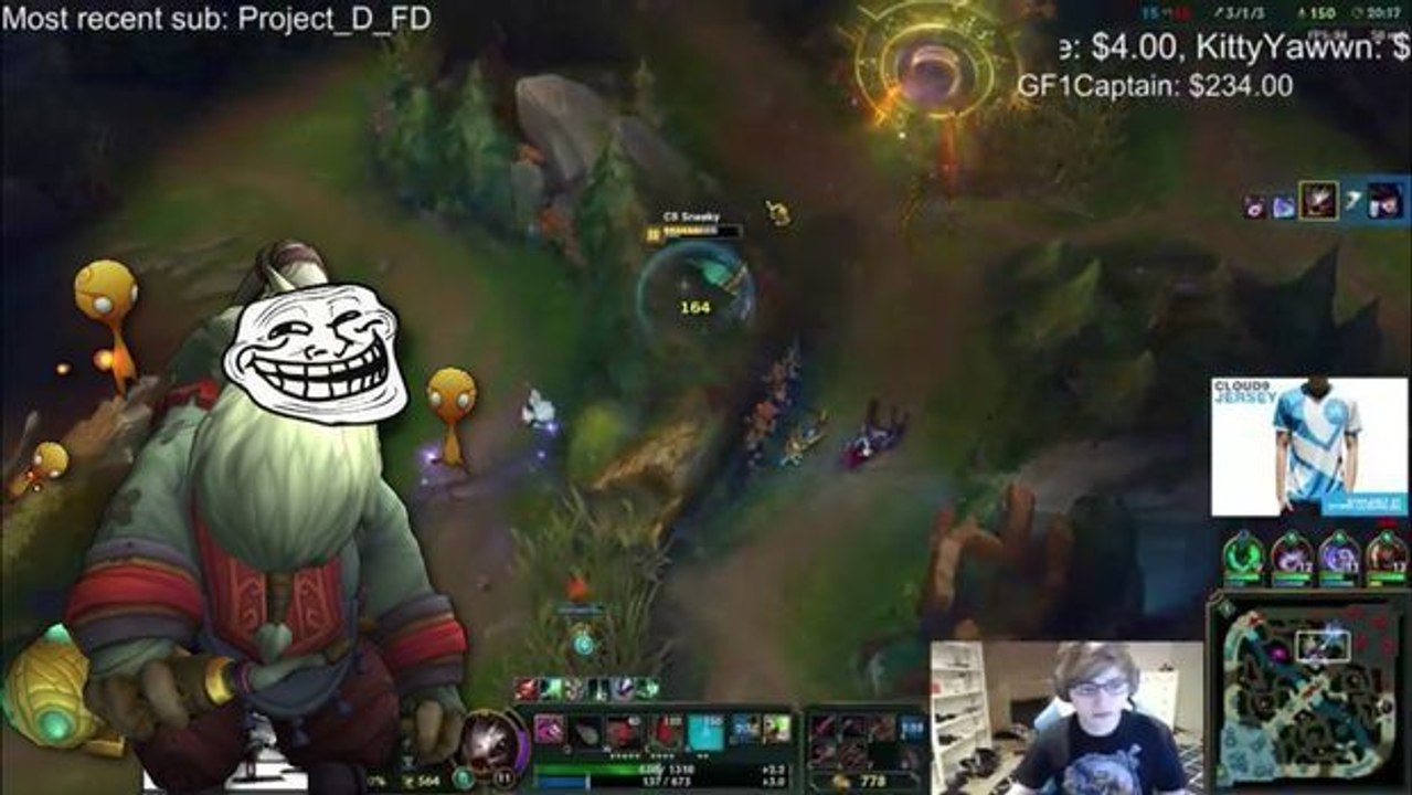 League of Legends: Wenn sich Threshs Laterne in einen Tunnel-Troll von Bard verwandelt