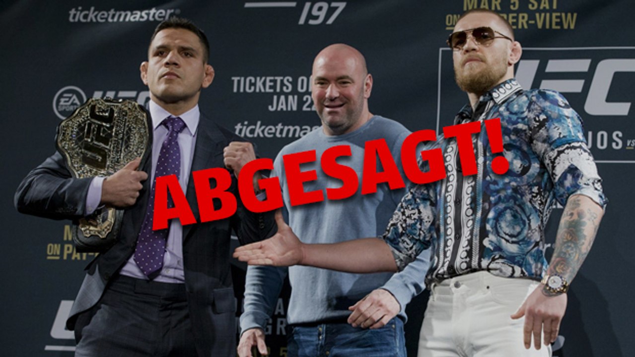 UFC 196: Conor McGregor vs. Rafael DosAnjos - Kampf auf Grund einer Verletzung von DosAnjos abgesagt