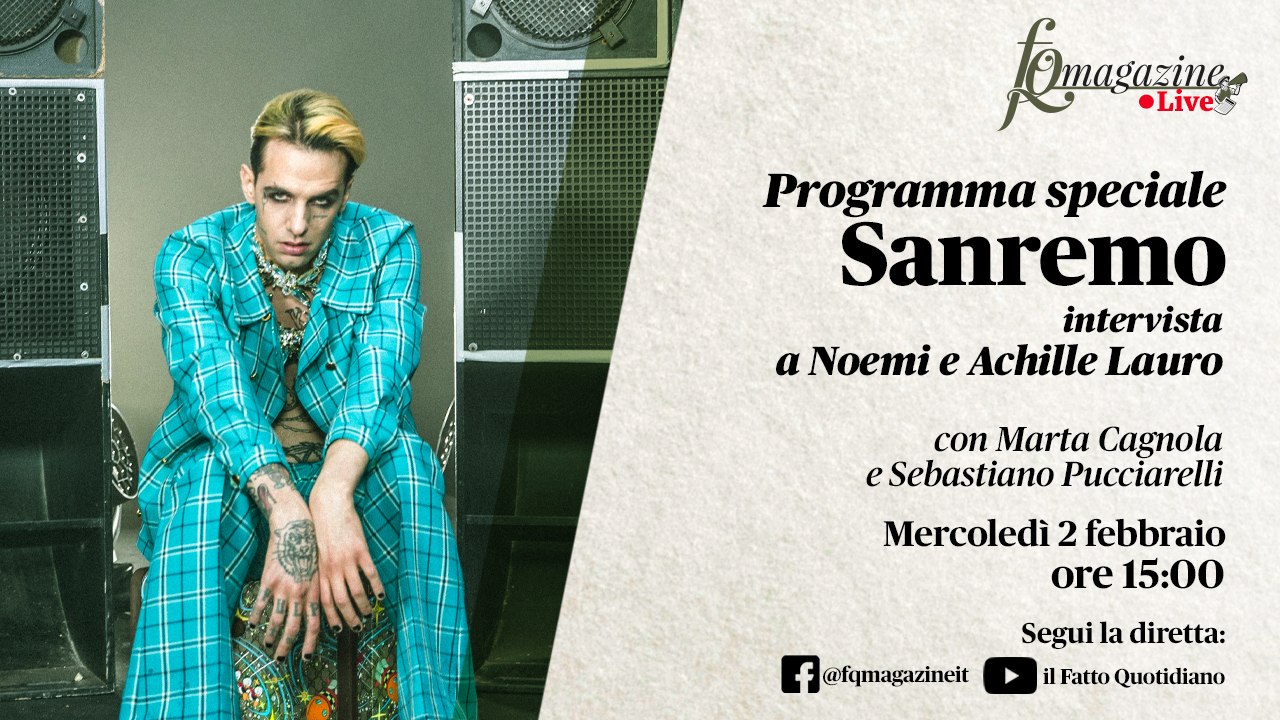 Sanremo 2022, Achille Lauro e Noemi con Claudia Rossi e Andrea Conti. Segui la diretta