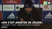 J. Sampaoli : "On s'est arrêté de jouer" - Ligue 1 Uber Eats Lyon 2-1 Marseille