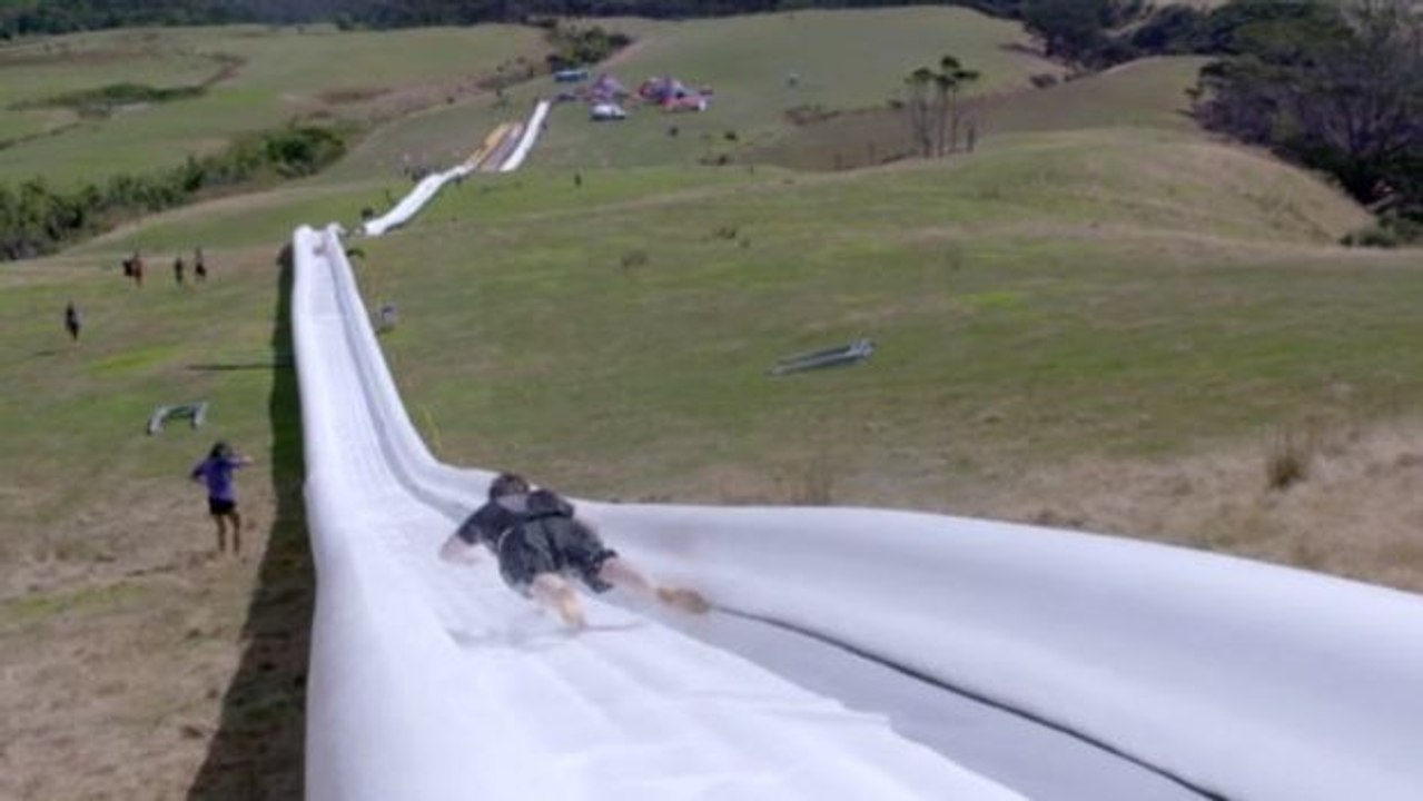 Neuseeland: Diese Wasserrutsche ist 600 Meter lang!