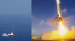 Space X dévoile des images spectaculaires de l'atterrissage raté de la fusée Falcon 9