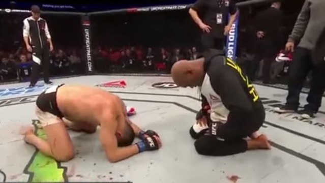 UFC: Anderson Silva und Michael Bisping schenken uns einen unglaublichen Moment gegenseitigen Respekts