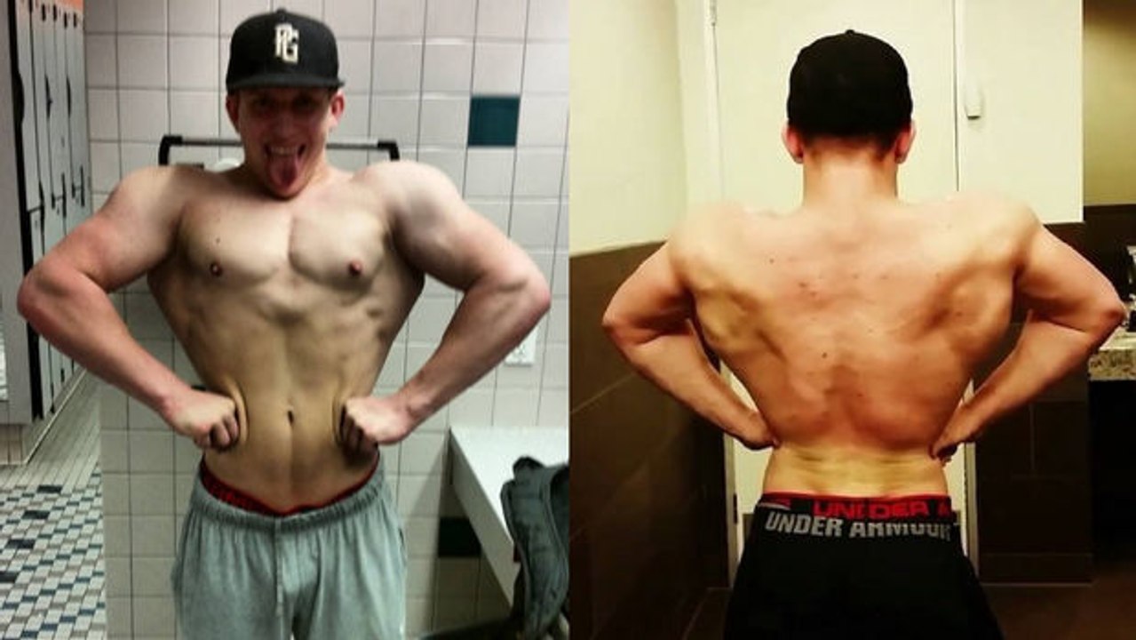 Dieser 15-Jährige hat einen beeindruckenden Körper und preist die Verdienste von Steroiden an
