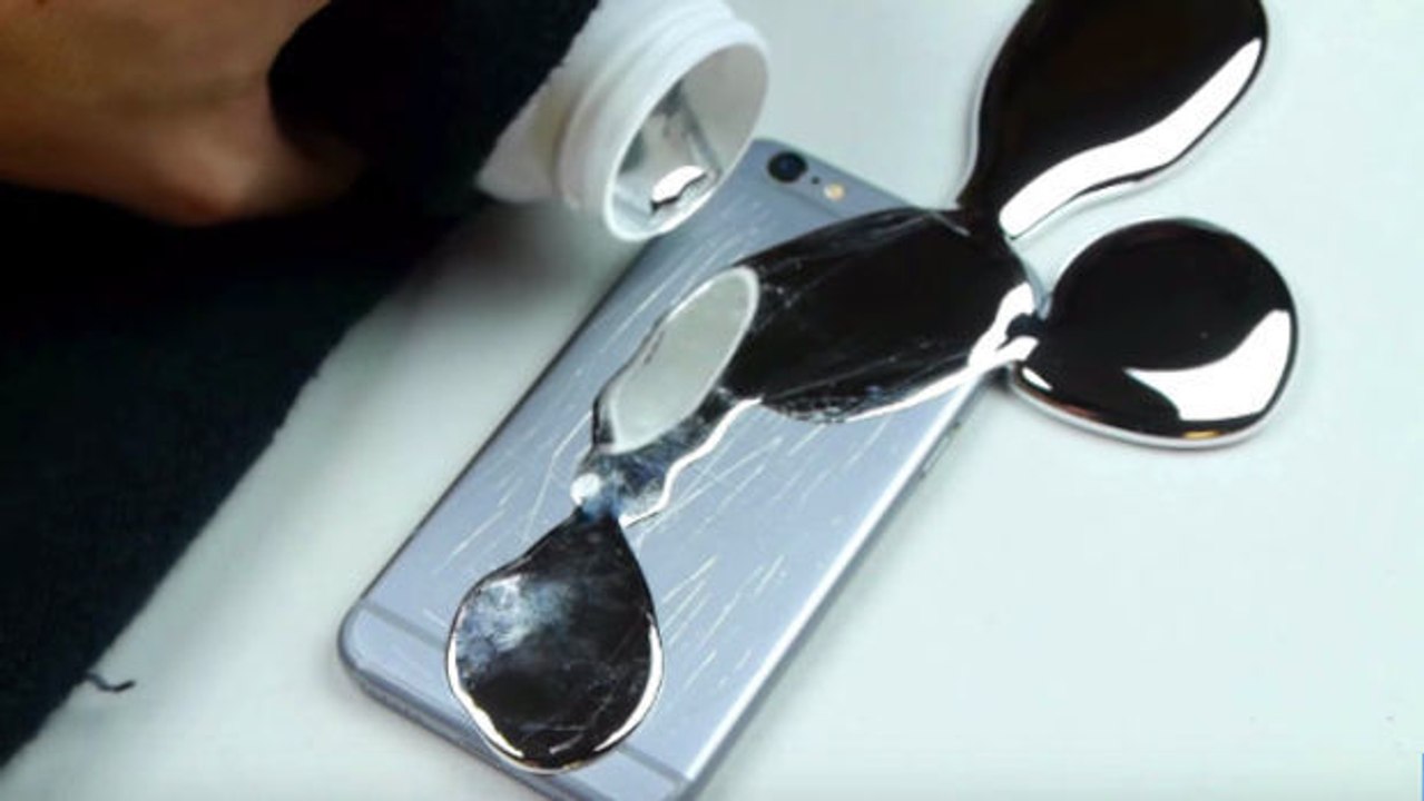 Er gießt Gallium auf sein iPhone 6, die Schäden sind unglaublich
