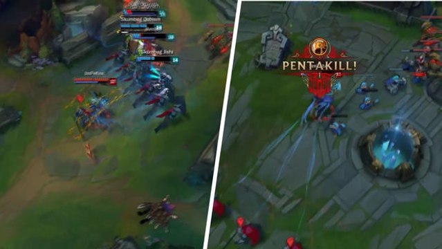 League of Legends: Dieser Azir schafft einen inSec und einen Pentakill im 1on5!