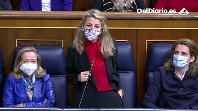 Yolanda Díaz, a Teodoro García Egea: Si la reforma laboral no cambia nada apóyenla ustedes mañana