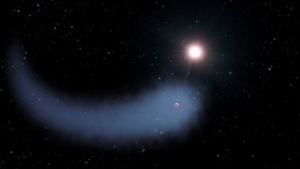 Hubble observe une étonnante exoplanète à l'allure de comète