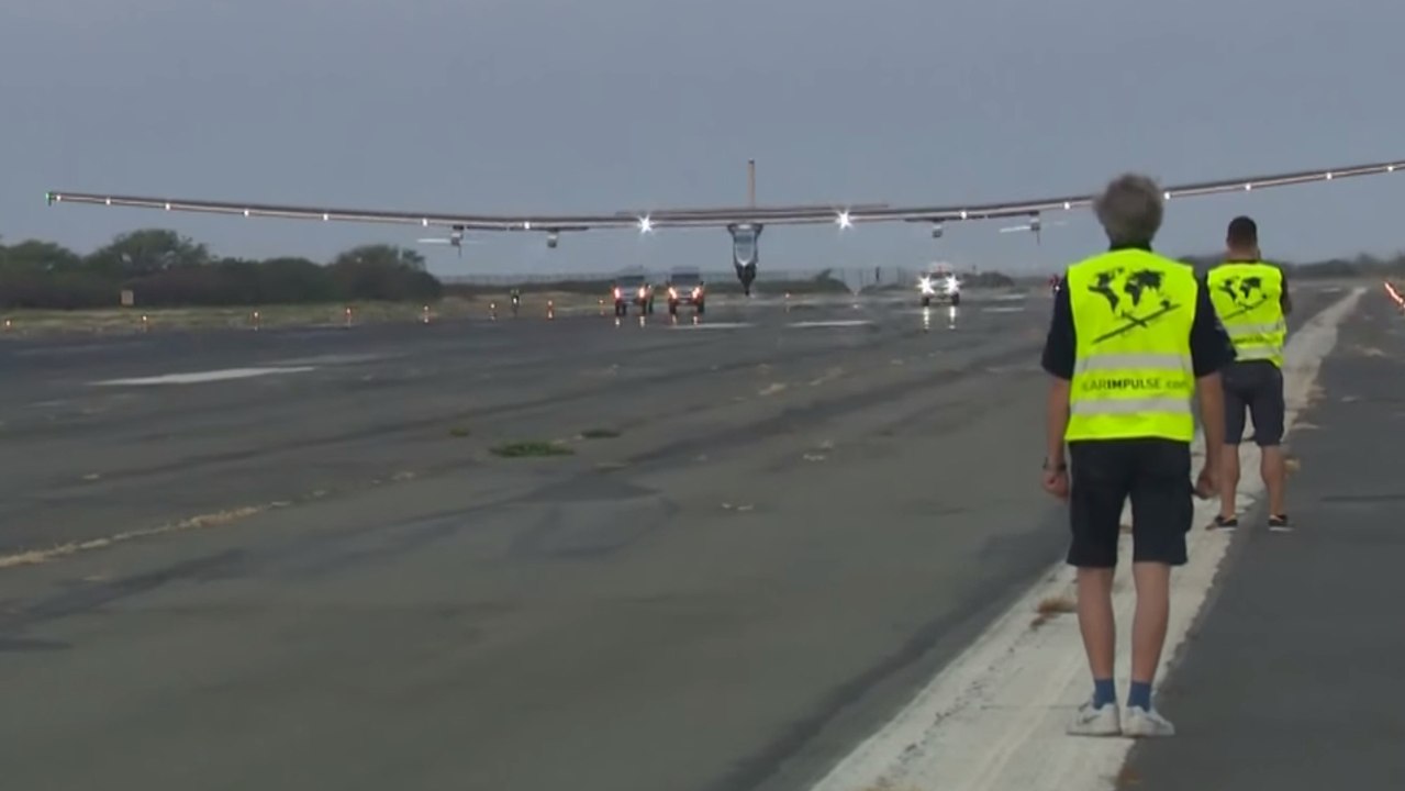 L’avion Solar Impulse vient d'établir un vol record au-dessus du Pacifique sans utiliser une seule goutte de carburant