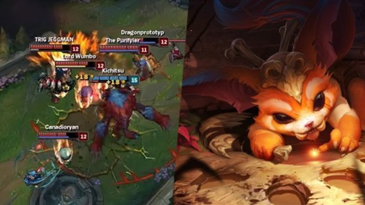 League of legends: dieser spieler weiß, wie man mit gnar umgeht!