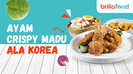 Resep ayam crispy madu ala Korea, bahan lokal tanpa gojuchang