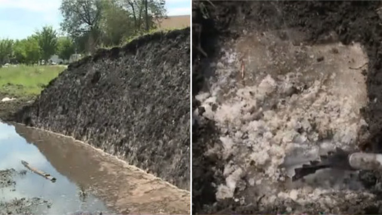 L'étrange phénomène du tas de neige qui refuse de fondre depuis huit mois