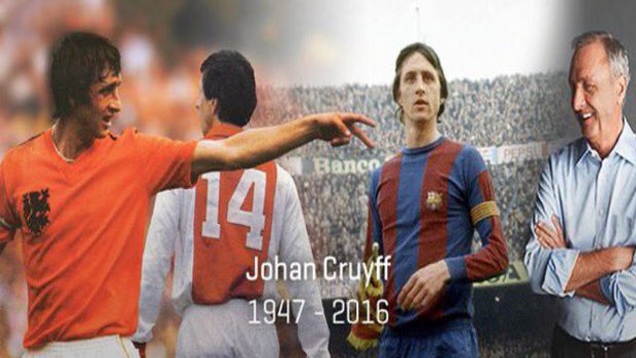 Der niederländische Ex-Nationalspieler Johan Cruyff ist im Alter von 68 in Barcelona verstorben