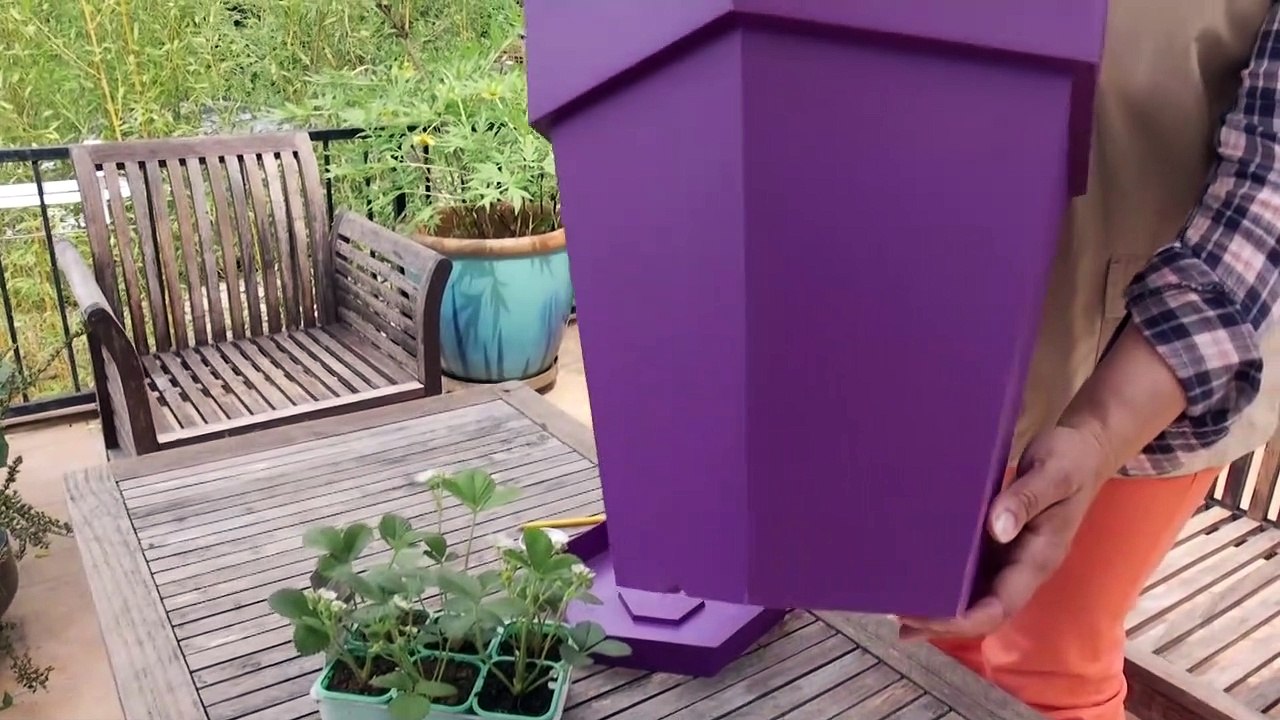 DIY Jardin - Faire un pot à fraisier
