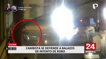 Tacna: cambista se defiende a balazos de intento de robo