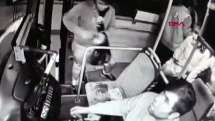 Bindikleri otobüsün koltuklarını çaldılar