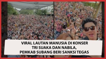 Viral Lautan Manusia di Konser Tri Suaka dan Nabila, Pemkab Subang Beri Sanksi Tegas