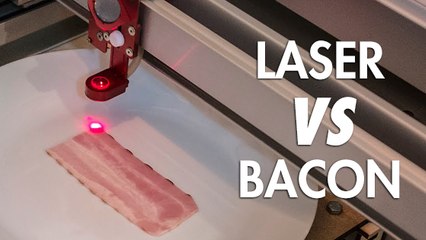 Cuire du bacon avec un laser ? Ce scientifique a tenté l'expérience