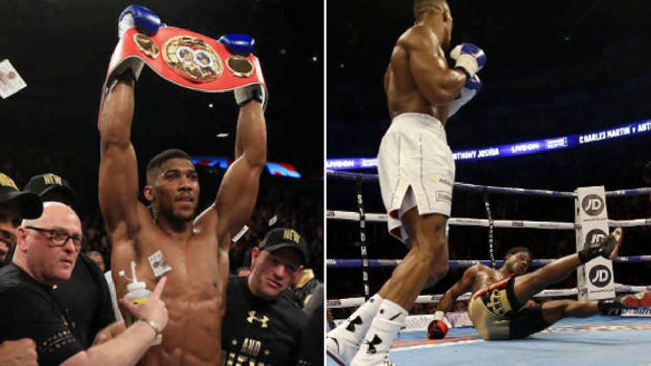 Anthony Joshua schafft seinen ersten Weltmeister-Titel durch K.O gegen Charles Martins!