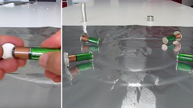 Un moteur ultra-simple fabriqué avec une pile et deux aimants