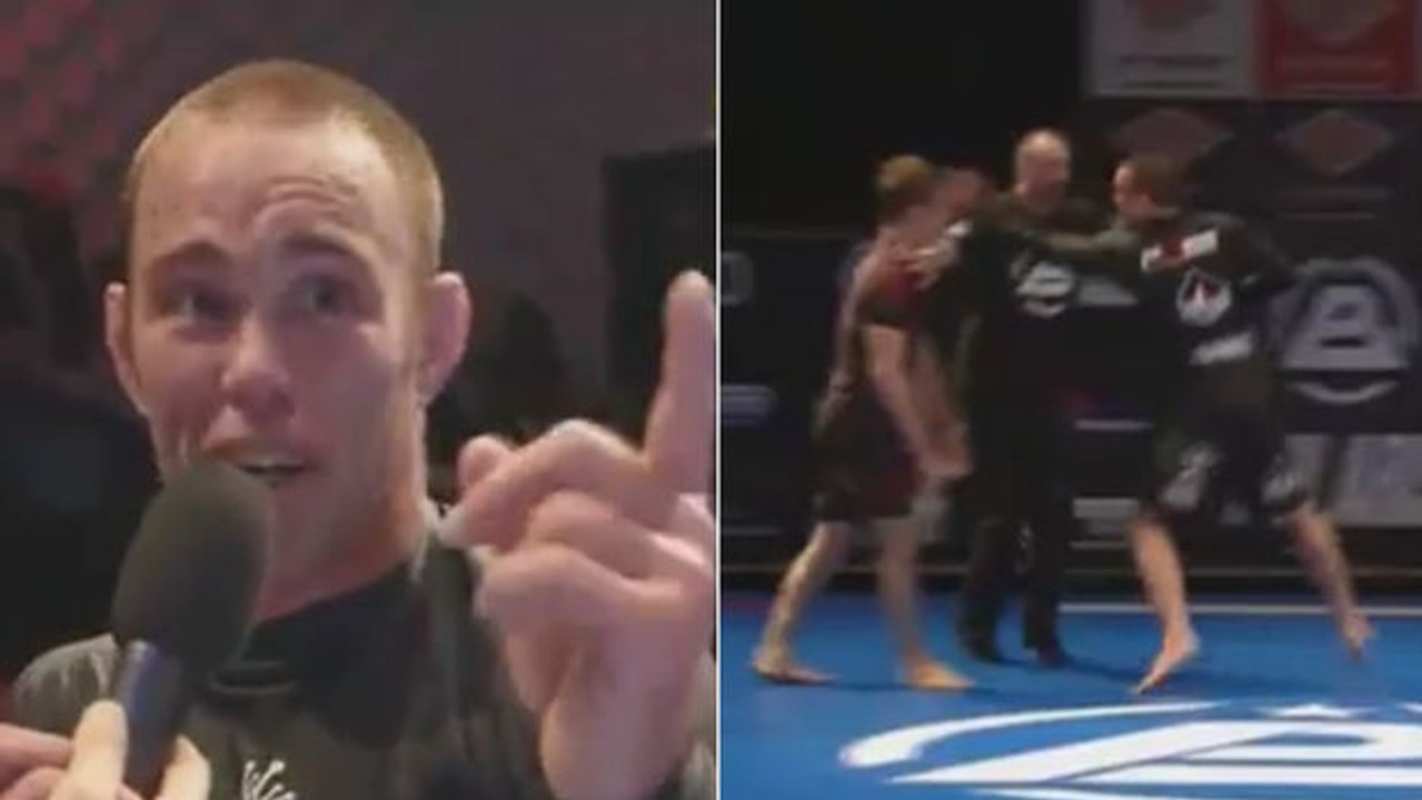 Jake Shields verliert die Fassung während eines Turniers des Brasilianischen Jiu-Jitsu