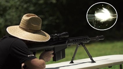 Que se passe-t-il lorsqu'on tire du gros calibre directement dans le canon d'un fusil ?