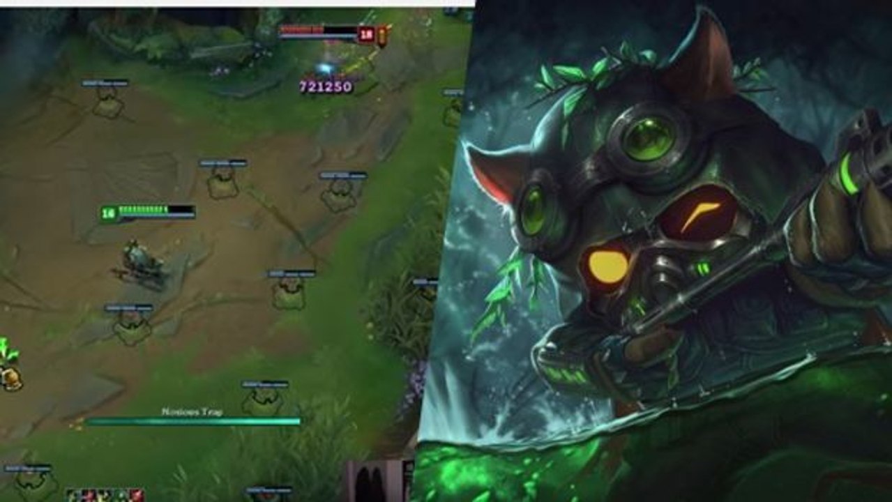 League of Legends: Er baut mit Teemo im URF ein wahres Minenfeld