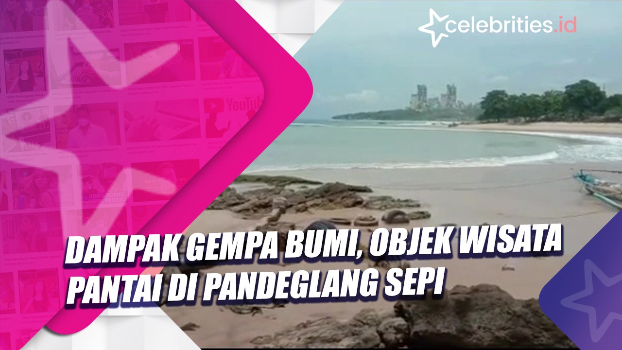 Dampak Gempa Bumi, Objek Wisata Pantai di Pandeglang Sepi