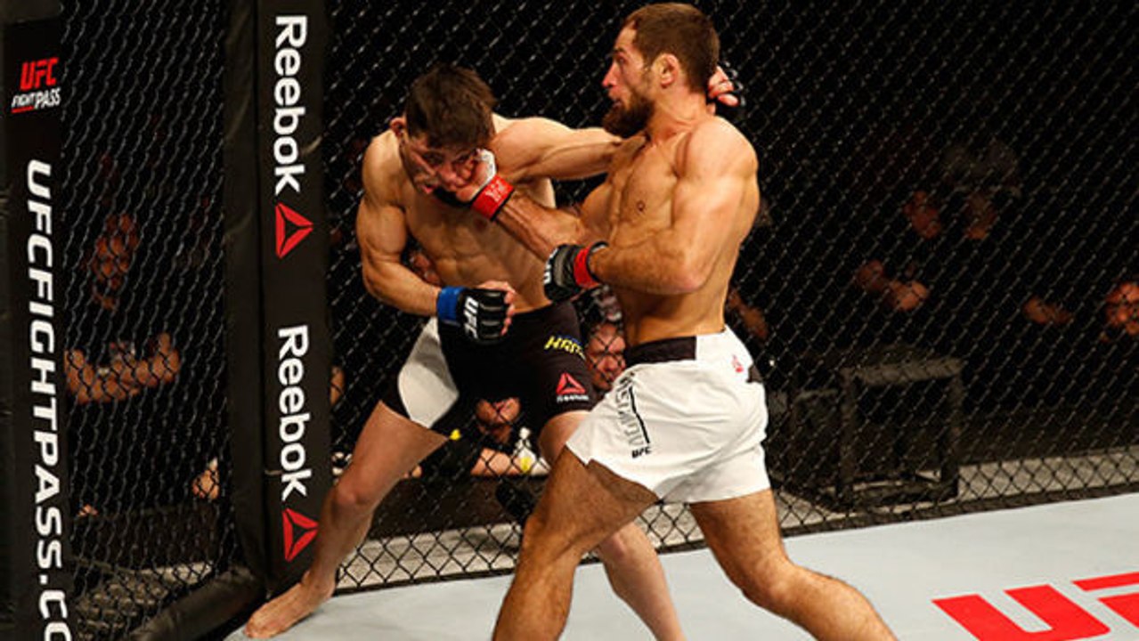 Mairbek Taisumov, der übermächtige Russe, beeindruckt den UFC beim Kampf gegen Damir Hadzovic