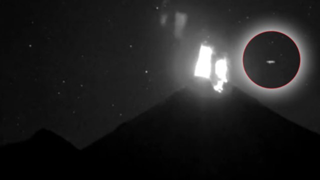 Un OVNI repéré au-dessus d’un volcan en pleine éruption au Mexique
