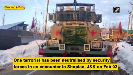 J&K: Terrorist gunned down in Shopian encounter
