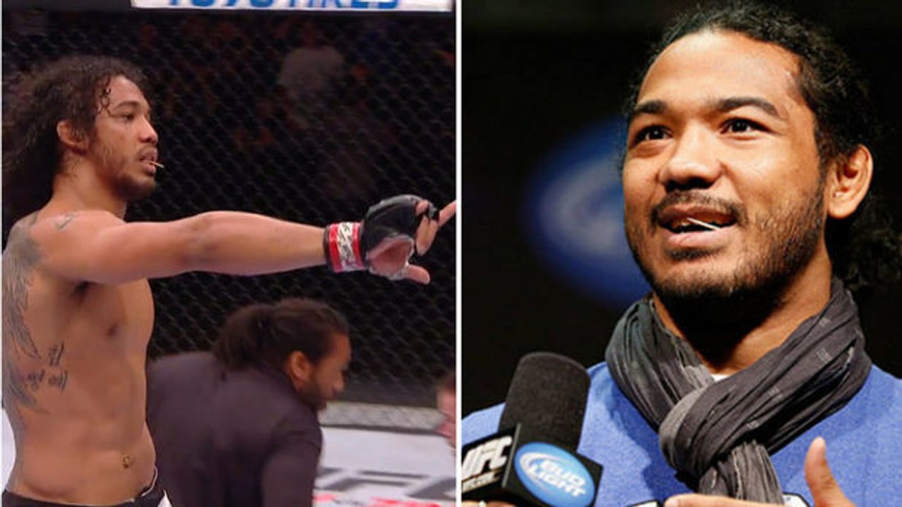 Benson Henderson: Dieser MMA-Kämpfer kämpft mit einem Zahnstocher im Mund