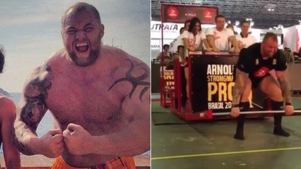 Der Thor aus Game of Thrones hebt 370 kg bei einem Kräftemessen