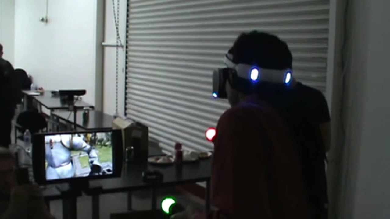 PS4 : le Project Morpheus en action combiné au Playstation Move