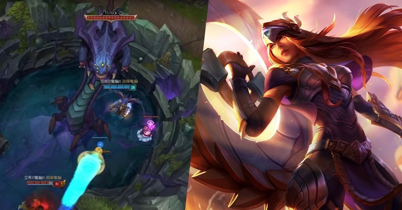 League of legends: erstaunliche technik! sivir verpasst dem baron einen one-shot