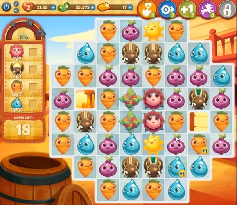 Farm Heroes Saga Level 652: Lösungen, Tipps und Tricks