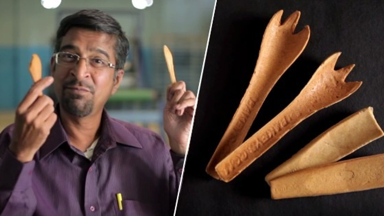 Cet Indien a trouvé la solution contre le gaspillage des couverts jetables