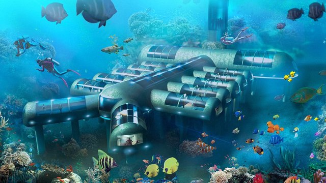 Un hôtel sous-marin futuriste pour lutter contre la disparition des récifs coralliens