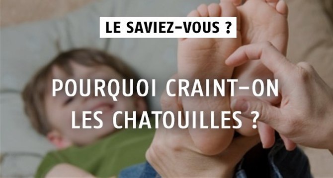 Pourquoi craint-on les chatouilles ?