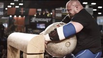 Brian Shaw bricht den Weltrekord im Atlas-Stones-Heben mit einem Gewicht von 252 Kilo