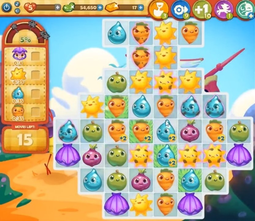 Farm Heroes Saga Level 644: Lösungen, Tipps und Tricks