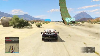GTA 5 Online : découvrez le circuit custom avec la plus grande rampe jamais créée