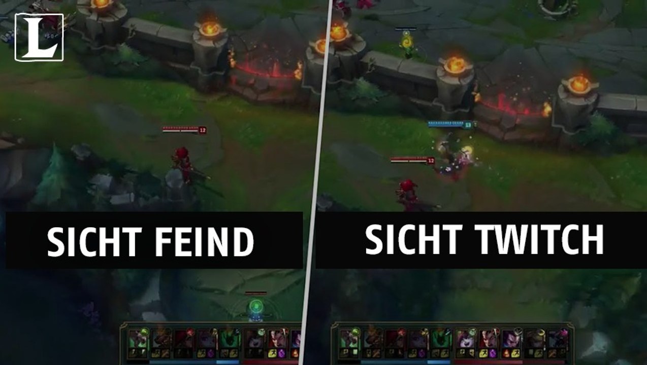 League of Legends: Twitchs Unsichtbarkeit perfekt ausgespielt