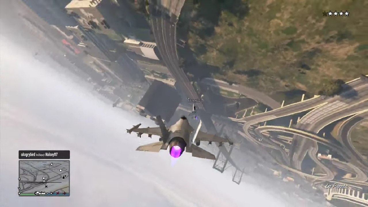 GTA 5 Online : les meilleurs frags et cascades en avion de chasse