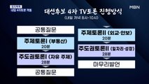 [정치톡톡] 내일 4자 TV토론 격돌 / 공수처 수사 결과 임박