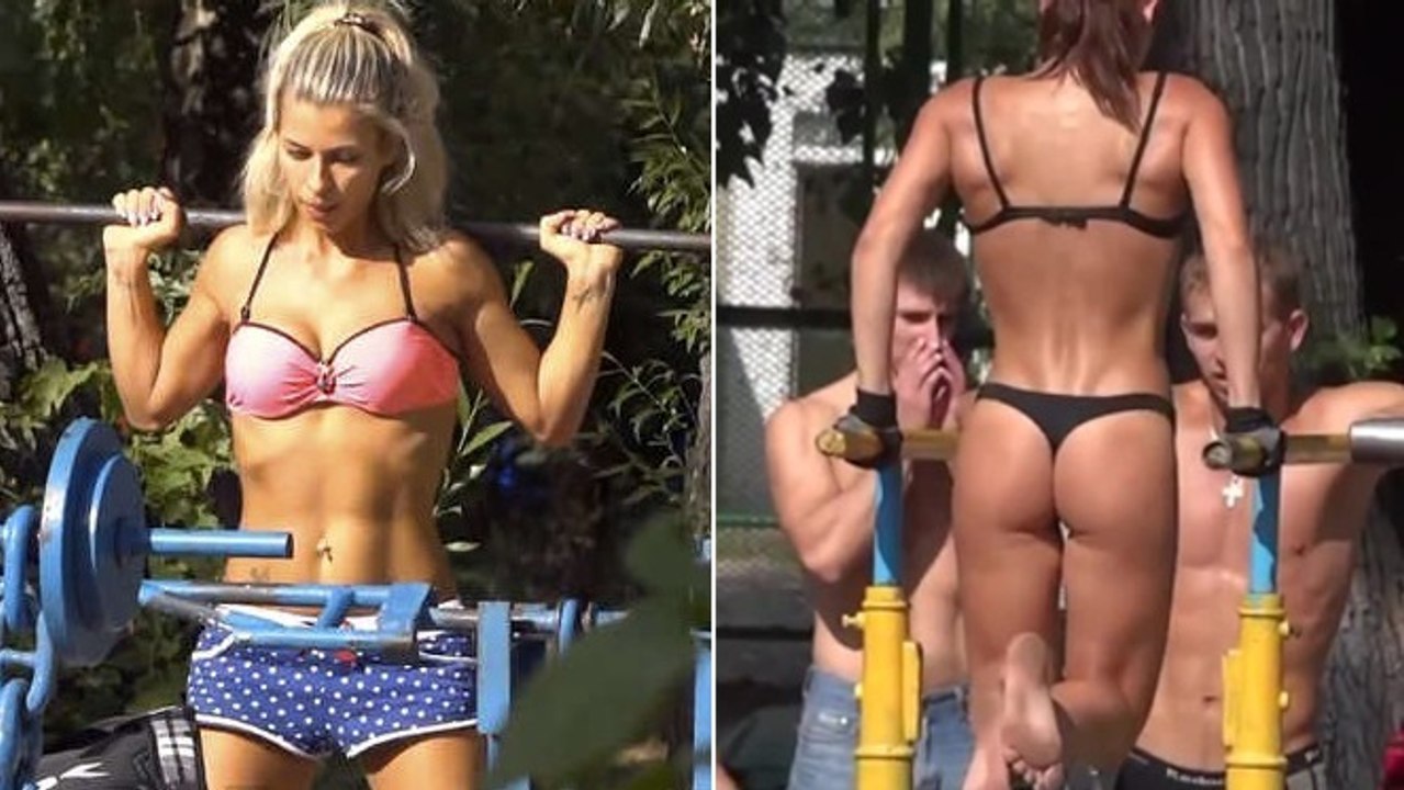 Entdecken Sie „Iron Land“, einen traumhaften Trainingsplatz, wo die schönsten ukrainischen Sportlerinnen trainieren