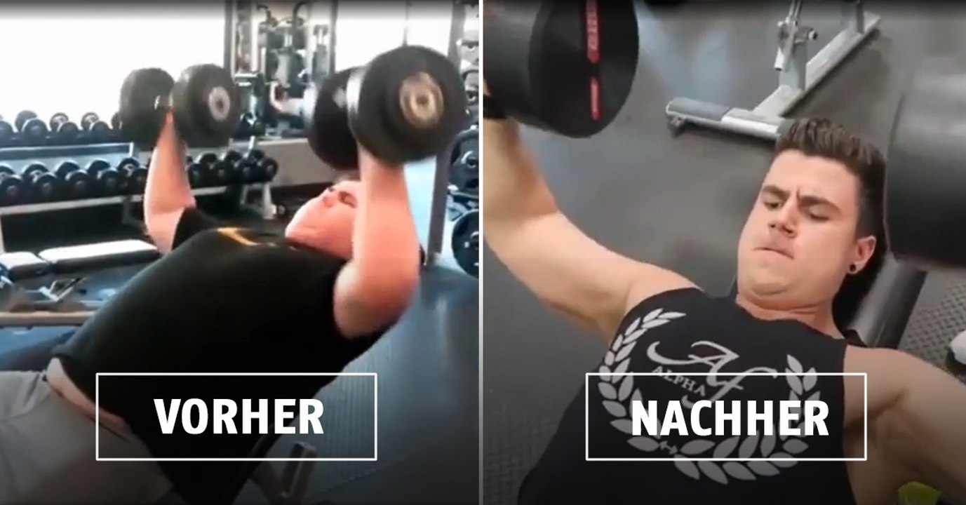 Die inspirierende und motivierende Transformation dieses jungen Mannes, der zuvor übergewichtig war