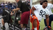 Stephen Paea bricht den Rekord im Bankdrücken beim NFL Combine